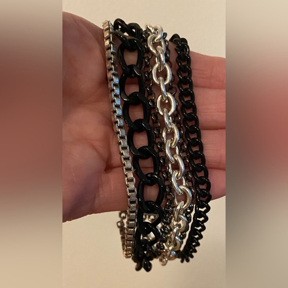 Vintage chain & bead bracelet - Picture 1 of 11